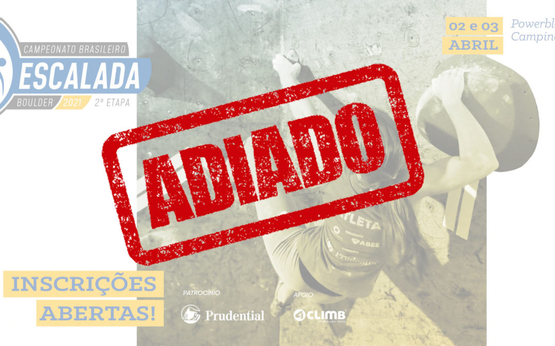 Estão abertas as inscrições para segunda etapa do Brasileiro de Boulder!